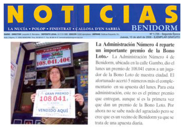 NOTICIAS-premio-sorteo-bonoloto-loteria-en-benidorm